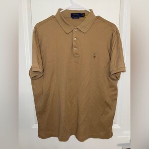 Ralph Lauren Men's Tan Polo Shirt